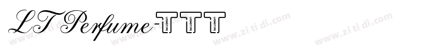 LT Perfume字体转换